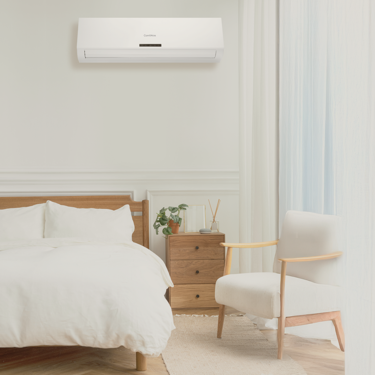 42000 BTU Dual Zone Mini-Split Air Conditioner Heat Pump, 20 SEER2, D2424
